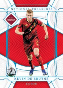 2022-23 Panini National Treasures FIFA Road to World Cup Soccer- BASE SET PLATINUM, Kevin de Bruyne