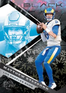 2022 Panini Black Football- BASE PLATINUM, Matthew Stafford