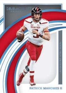 2022 Panini Immaculate Collegiate Hobby Football- BASE PLATINUM, Patrick Mahome II