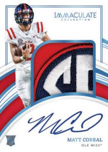 ROOKIE PATCH AUTOGRAPHS CONFERENCE LOGO, Matt Corral
