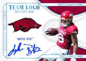 TEAM LOGO SIGNATURES PLATINUM, Treylon Burks