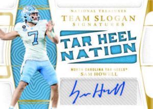 TEAM SLOGAN SIGNATURES DIE CUT GOLD, Sam Howell