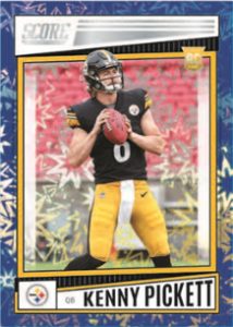 2022 Panini Score H2 Football- ROOKIES BLUE EXPLOSION – H2, Kenny Pickett