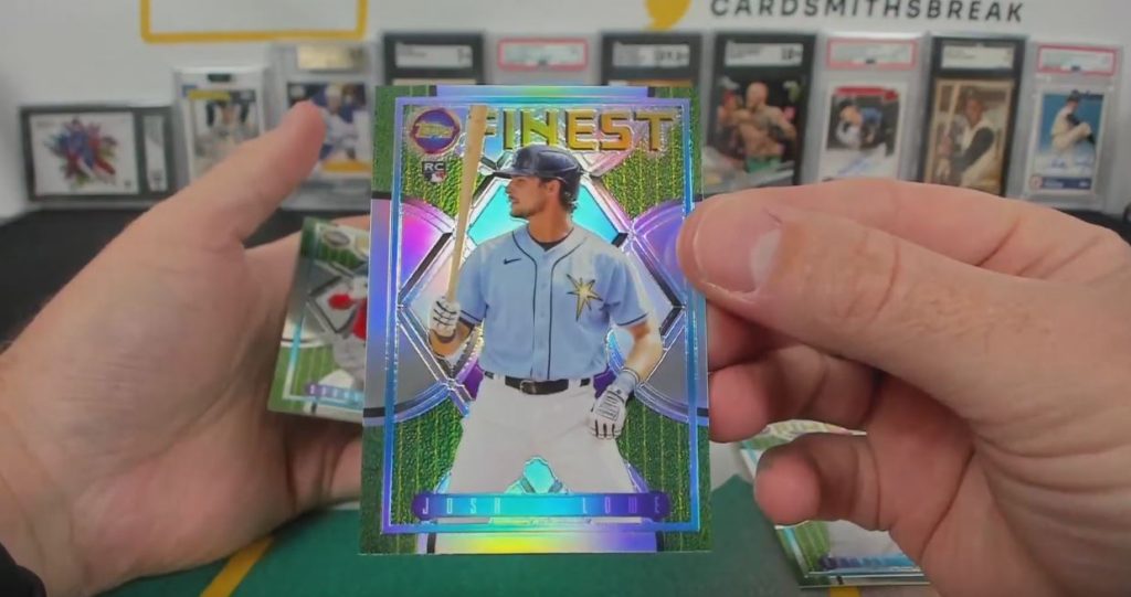 Josh Lowe Finest Refractor Rookie