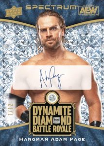 DYNAMITE DIAMOND BATTLE ROYALE RELICS AUTO, Hangman Adam Page