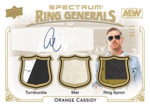 RING GENERALS RELICS Auto Parallel, Orange Cassidy