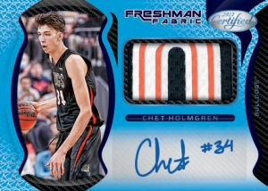 CERTIFIED FRESHMAN FABRIC SIGNATURES SUPER PRIME, Chet Holmgren