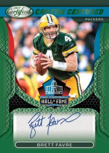 CANTON CERTIFIED SIGNATURES GREEN, Brett Favre