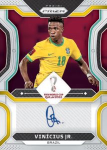 2022 Panini Prizm Fifa World Cup Qatar Hobby Soccer - Signatures, Vinicius Jr.