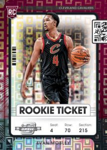 2021-22 Panini Contenders Optic Basketball - ROOKIES BLACK PANDORA, Evan Mobley