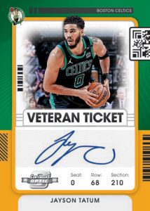 VETERAN TICKET GOLD, Jayson Tatum