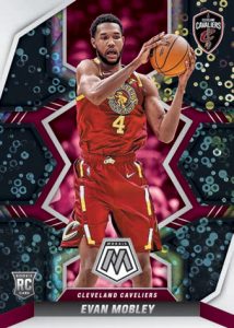 2021-22 Panini Mosaic Fast Break Basketball - BASE MOSAIC ROOKIES FAST BREAK BLACK, Evan Mobley