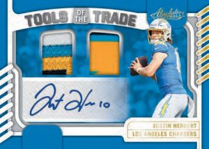 TOOLS OF THE TRADE MATERIALS DOUBLE AUTOS PRIME, Justin Herbert