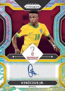 2022 Panini Prizm FIFA World Cup QATAR Breakaway Soccer - SIGNATURES PRIZMS BREAKAWAY, Vinicius Jr