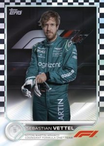 2022 Topps Formula 1 Racing - Base Card –Checkered Flag Parallel, Sebastian Vettel