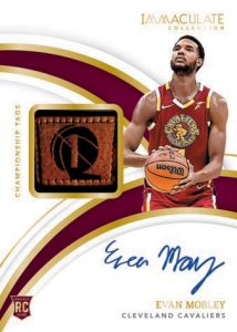ROOKIE CHAMPIONSHIP TAGS AUTOGRAPHS, Evan Mobley