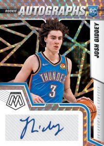 ROOKIE AUTOGRAPHS, Josh Giddey