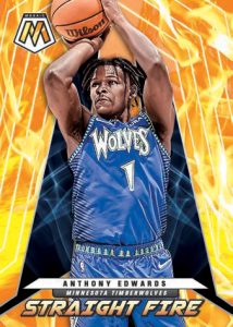2021-22 Panini Mosaic Hobby Basketball - STRAIGHT FIRE, Anthony Edwards