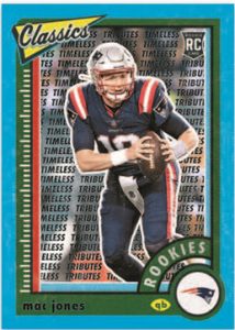 2022 Classics Premium Edition H2 Football - ROOKIES TIMELESS TRIBUTE LIGHT BLUE, Mat Jones