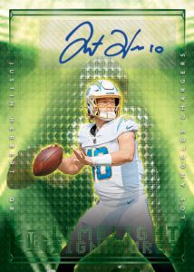 2022 Panini Illusions Football - LIMELIGHT SIGNATURES GREEN, Justin Herbert