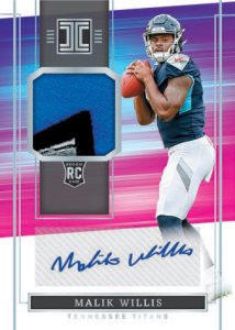 ROOKIE PATCH AUTOGRAPHS PLATINUM, Malik Willis