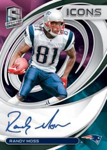 2022 Panini Spectra Football - ICONS NEBULA, Randy Moss