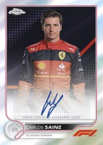 Autograph Card, Carlos Sainz