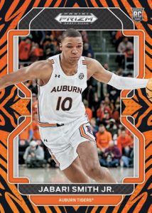 Base Prizm Choice Tiger Stripe, Jabari Smith Jr
