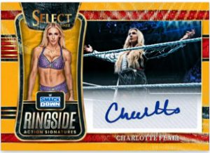 RINGSIDE ACTION SIGNATURE GOLD WAV PRIZM, Charlotte Flair