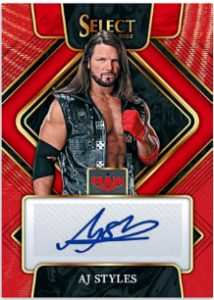 SIGNATURES RED WAVE PRIZM, AJ Styles