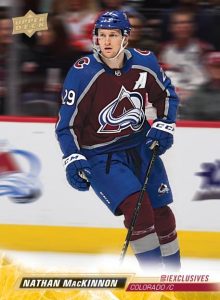 2022-23 Upper Deck Series 2 Hockey - BASE SET Exclusives Parallel, Nathan Mackinnon