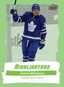 HIGHLIGHTERS Green, Auston Matthews