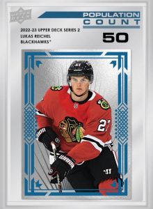 2022-23 Upper Deck Series 2 Hockey - POPULATION COUNT 50, Lukas Reichel