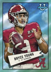 1952 Bowman Football - Aqua Refractor Parallel, Bryce Young