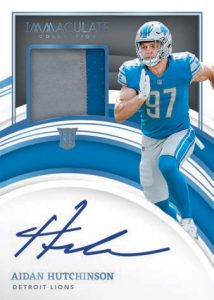ROOKIE PATCH AUTOGRAPHS PLATINUM, Aidan Hutchinson