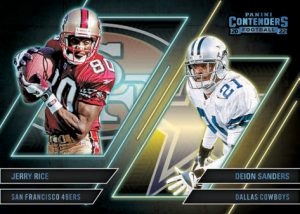 CONTENDERS SERIES PLATINUM, Deion Sanders & Jerry Rice