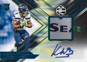 ROOKIE PATCH AUTOGRAPHS EMERALD SPOTLIGHT, Kenneth Walker III