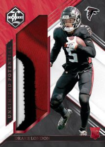 2022 Panini Limited Football - UNLIMITED POTENTIAL RUBY SPOTLIGHT, Drake London
