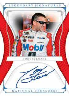LEGENDARY SIGNATURES HOLO PLATINUM BLUE, Tony Stewart