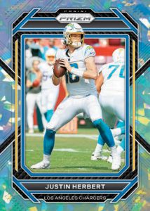 BASE PRIZM BLUE ICE, Justin Herbert