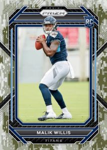 ROOKIES PRIZM FOREST CAMO, Malik Willis