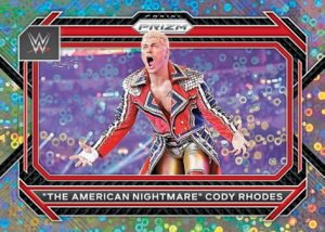 Base HORIZONTAL PRIZMS UNDER CARD RED, Cody Rhodes