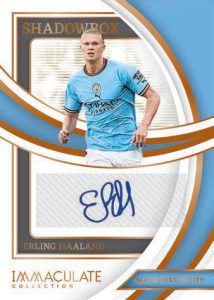 2022-23 Panini Immaculate Soccer - SHADOWBOX SIGNATURES, Erling Haaland