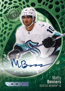 BASE SET ROOKIES - Green FX Auto Parallel, Matty beniers