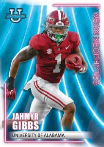 2023 Bowman’s Best University Football - Neon Neophytes, Jahmyr Gibbs