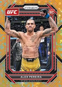 2023 Panini Prizm Under Card UFC - BASE VERTICAL PRIZMS UNDER CARD GOLD, Alex Pereira