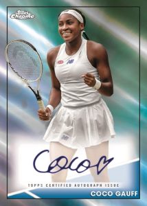 Topps Chrome Autographs, Coco Gauff