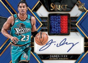 2022-23 Panini Select Hobby Basketball - ROOKIE JERSEY AUTOGRAPHS BLUE, Jaden Ivey