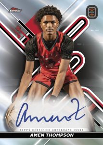 2022-23 Topps Finest Overtime Elite Basketball - Finest Autographs, Amen Thompson