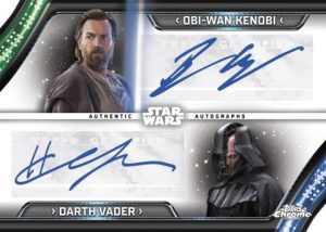 2023 Topps Star Wars Chrome - Dual Autograph Card